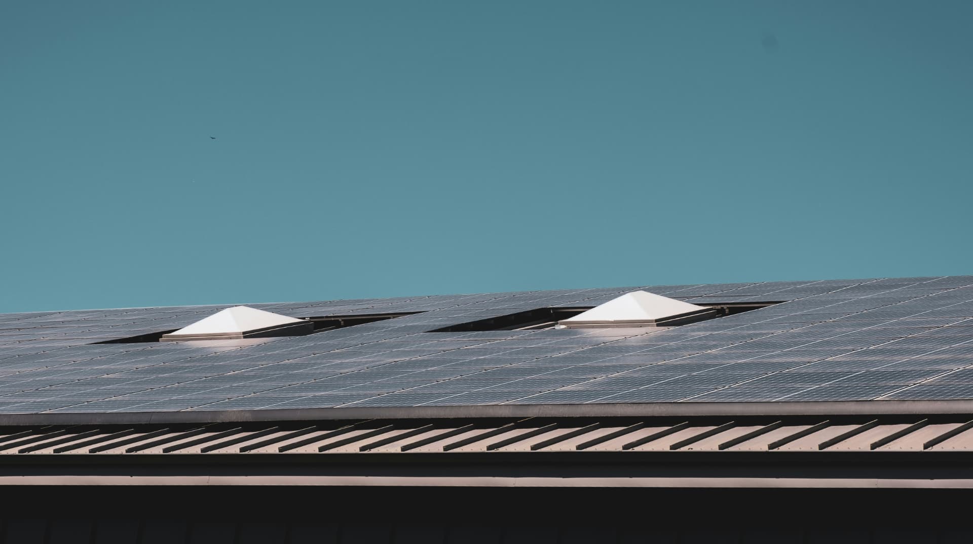 Photovoltaikanlage auf einem Gebäudedach